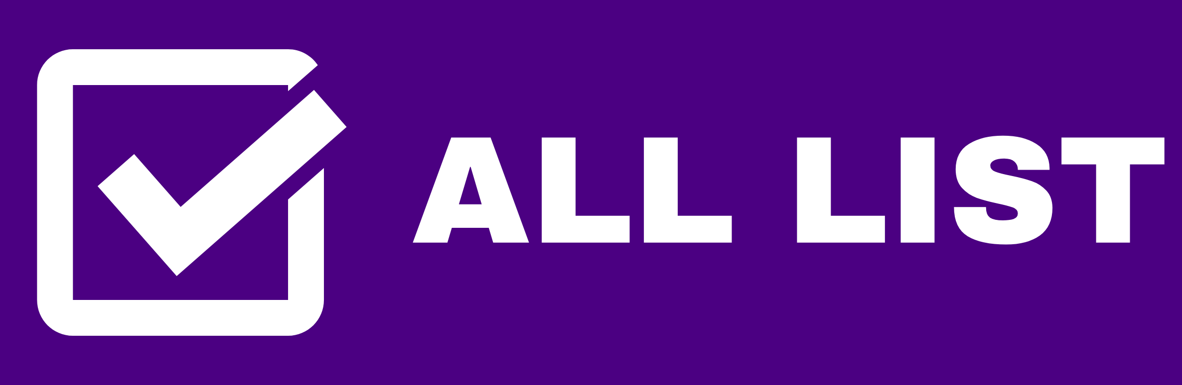 Logo de la app donde aparece un check y al su derecha el nombre de la app.
